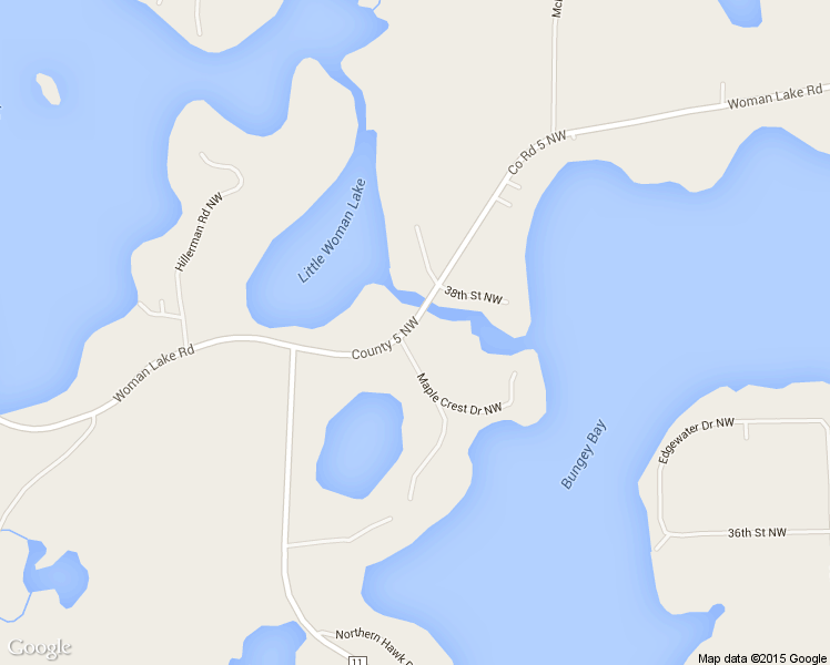 map of restaurants, bars, coffee shops, grocery stores, and more near 1009 County Road 5 Northwest in Hackensack