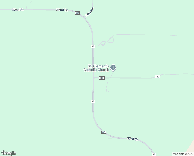 map of restaurants, bars, coffee shops, grocery stores, and more near 6700 County Road 140 in Glen Ullin