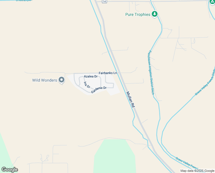map of restaurants, bars, coffee shops, grocery stores, and more near 7503 Gardenia Drive in Missoula