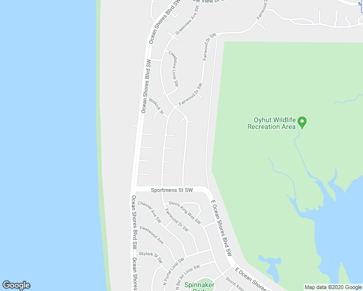 map of restaurants, bars, coffee shops, grocery stores, and more near 1155 Greenview Avenue Southwest in Ocean Shores