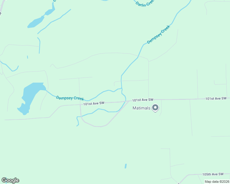 map of restaurants, bars, coffee shops, grocery stores, and more near 9925 Dempsey Lane Southwest in Olympia