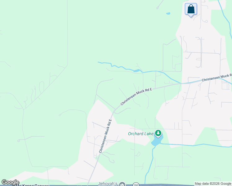 map of restaurants, bars, coffee shops, grocery stores, and more near 34404 42nd Avenue East in Eatonville