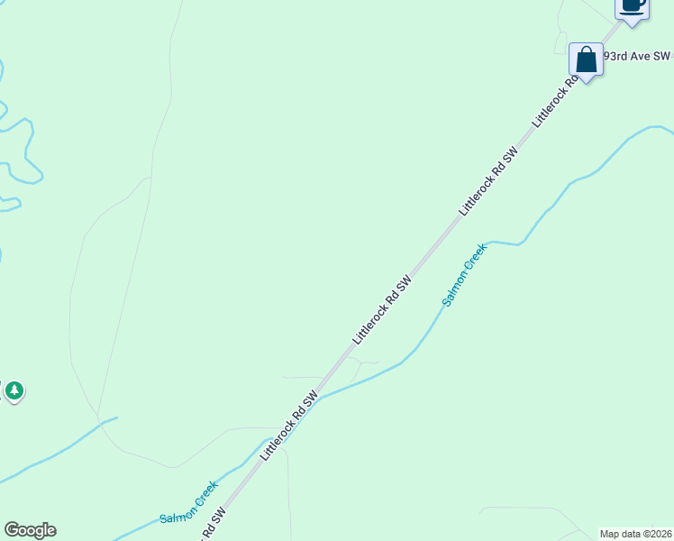 map of restaurants, bars, coffee shops, grocery stores, and more near 9839 Littlerock Road Southwest in Olympia