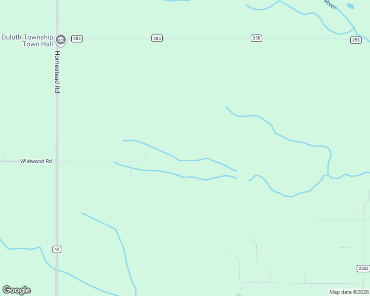 map of restaurants, bars, coffee shops, grocery stores, and more near 1529 Wildwood Road in Duluth