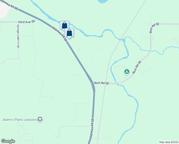 map of restaurants, bars, coffee shops, grocery stores, and more near 9713 Old Highway 99 Southeast in Olympia