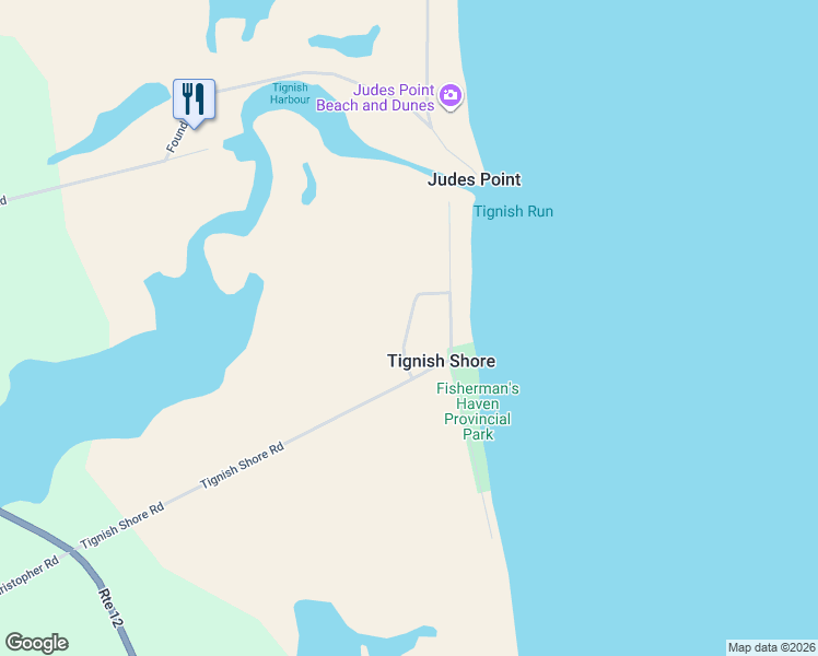 map of restaurants, bars, coffee shops, grocery stores, and more near 41 Cottage Road in Tignish