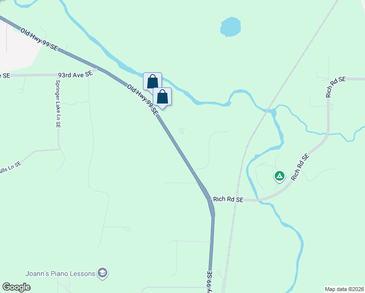 map of restaurants, bars, coffee shops, grocery stores, and more near 9604 Old Highway 99 Southeast in Olympia