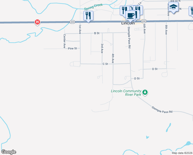 map of restaurants, bars, coffee shops, grocery stores, and more near 390 3rd Avenue in Lincoln