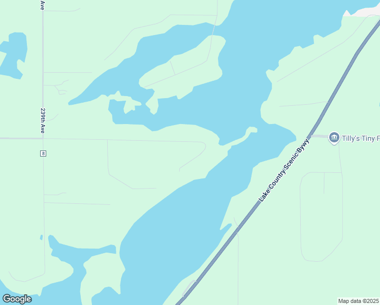 map of restaurants, bars, coffee shops, grocery stores, and more near 24563 200th Street in Nevis