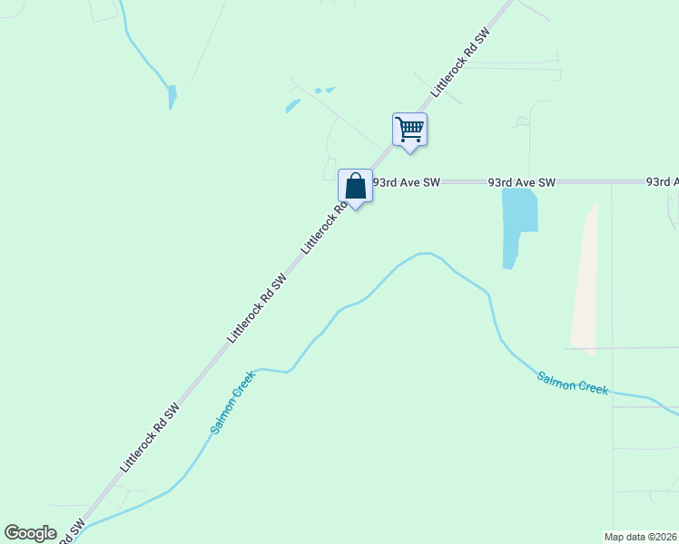 map of restaurants, bars, coffee shops, grocery stores, and more near 9412 Littlerock Road Southwest in Tumwater