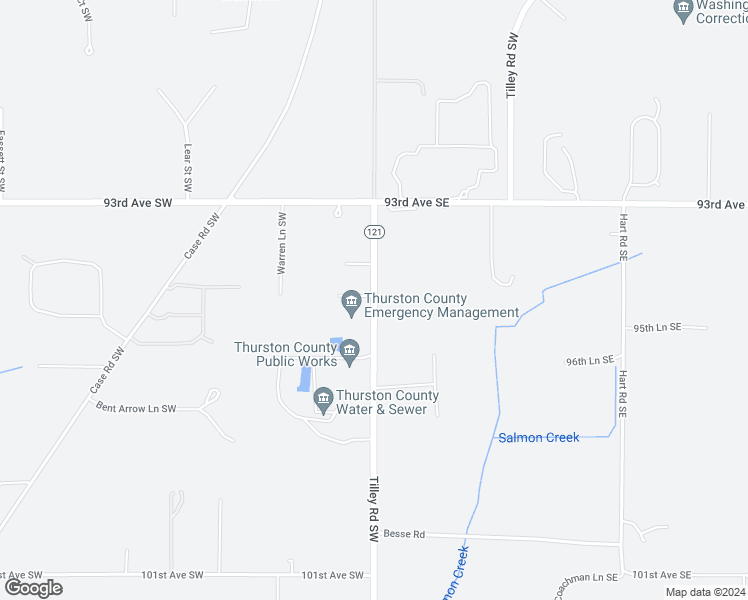 map of restaurants, bars, coffee shops, grocery stores, and more near 9510 Tilley Road Southwest in Olympia