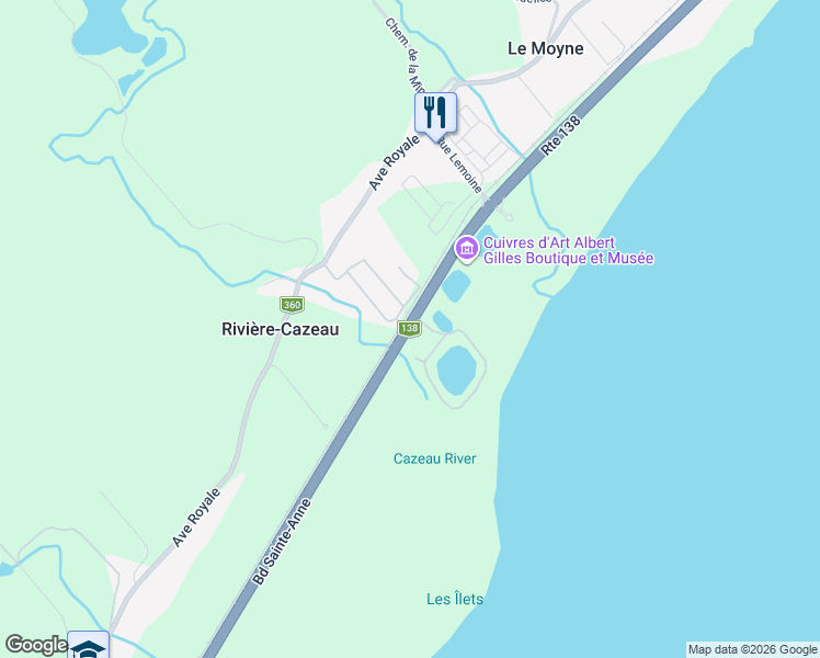 map of restaurants, bars, coffee shops, grocery stores, and more near 1155 Boulevard Pie-XI Sud in Québec