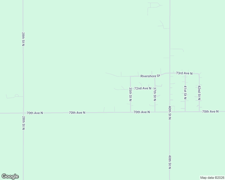 map of restaurants, bars, coffee shops, grocery stores, and more near 7235 35th Street North in Moorhead