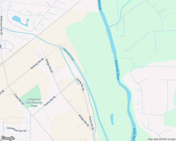 map of restaurants, bars, coffee shops, grocery stores, and more near 17200 Railway Road Southeast in Yelm