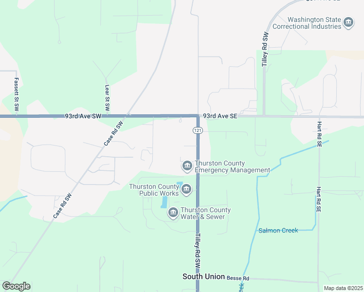 map of restaurants, bars, coffee shops, grocery stores, and more near 9425 Tilley Road Southwest in Olympia