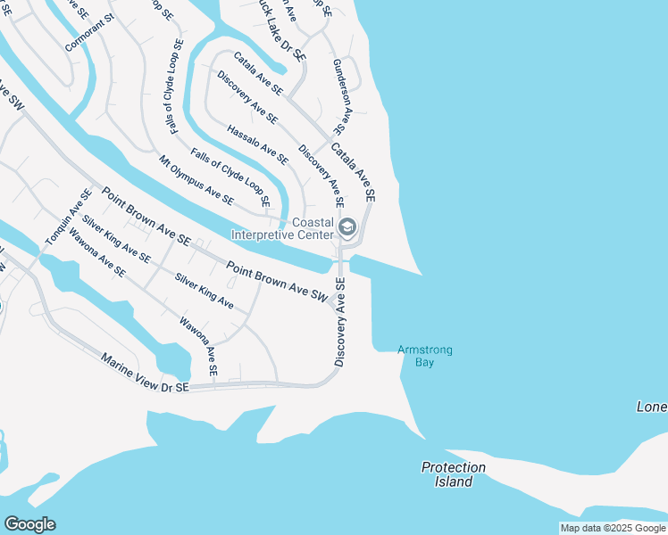 map of restaurants, bars, coffee shops, grocery stores, and more near 1035 Discovery Avenue Southeast in Ocean Shores