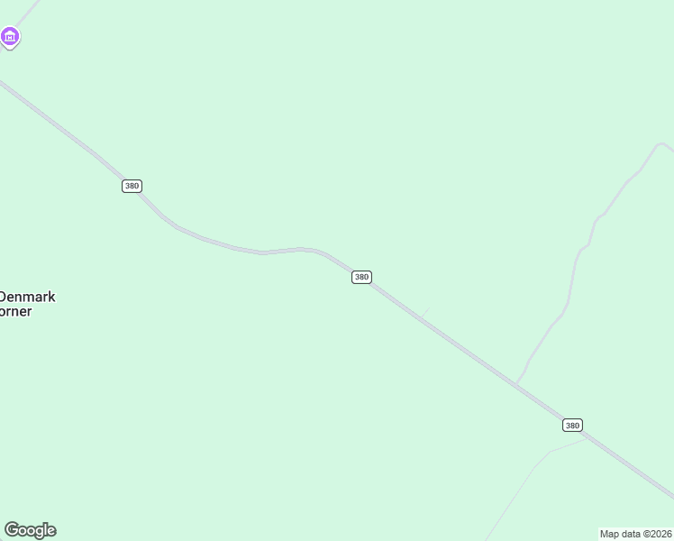 map of restaurants, bars, coffee shops, grocery stores, and more near 854 New Brunswick 380 in New Denmark