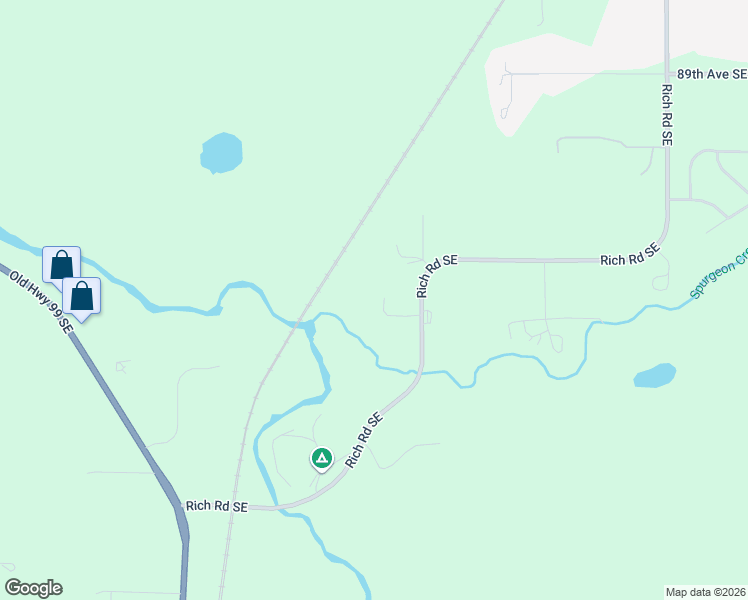 map of restaurants, bars, coffee shops, grocery stores, and more near 9427 Rich Road Southeast in Olympia
