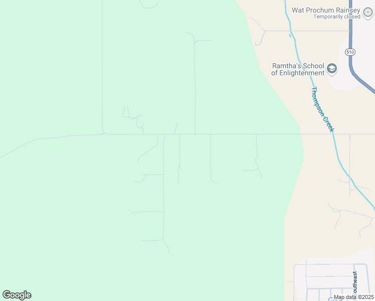 map of restaurants, bars, coffee shops, grocery stores, and more near 13807 93rd Avenue Southeast in Yelm