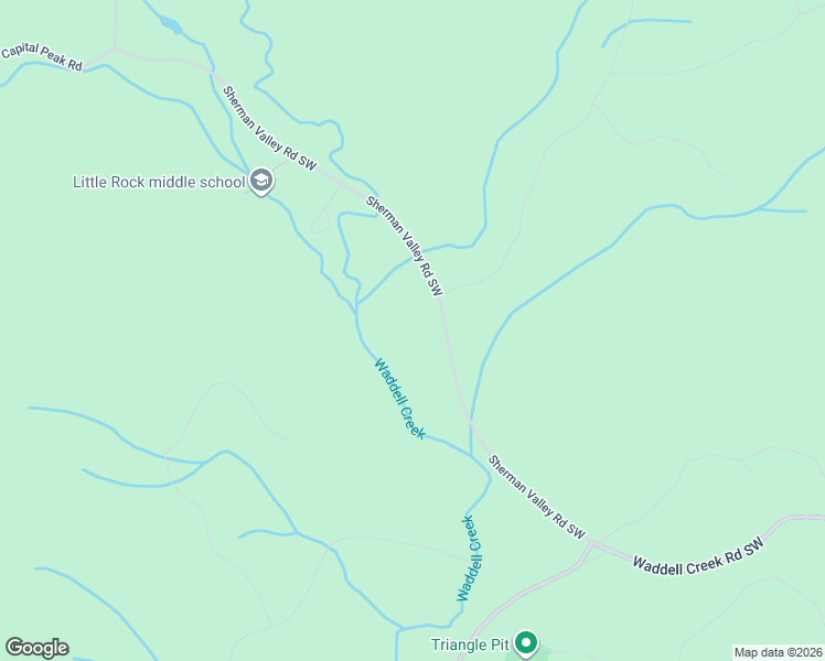 map of restaurants, bars, coffee shops, grocery stores, and more near Sherman Valley Road Southwest in Olympia