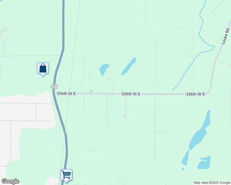 map of restaurants, bars, coffee shops, grocery stores, and more near 8615 336th Street South in Roy