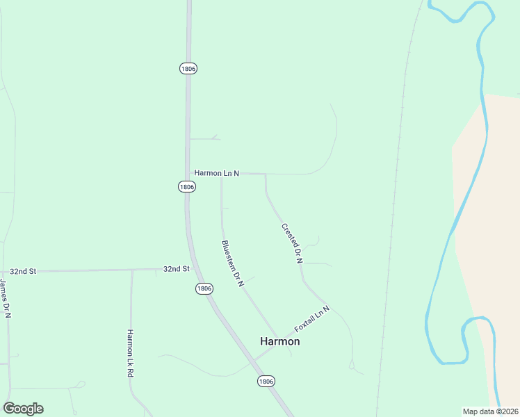 map of restaurants, bars, coffee shops, grocery stores, and more near Crested Drive North in Mandan