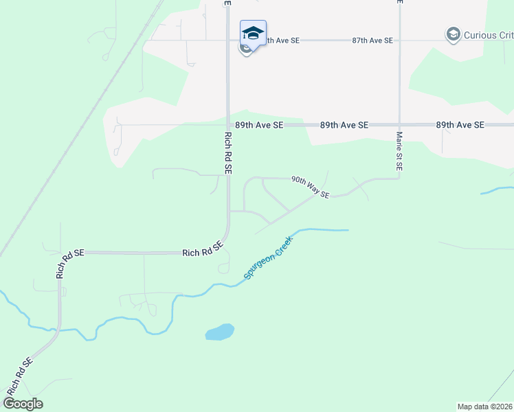 map of restaurants, bars, coffee shops, grocery stores, and more near 4140 Riverwood Drive Southeast in Olympia