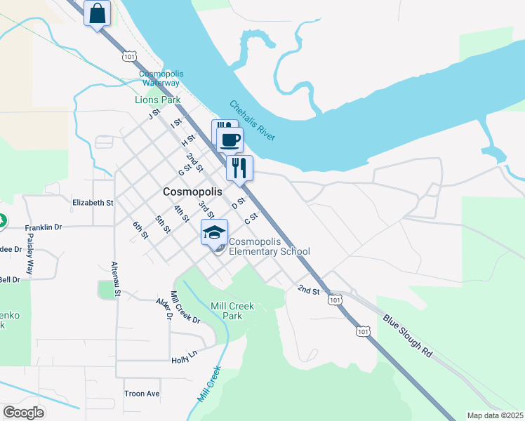 932 1st Street, Cosmopolis WA Walk Score