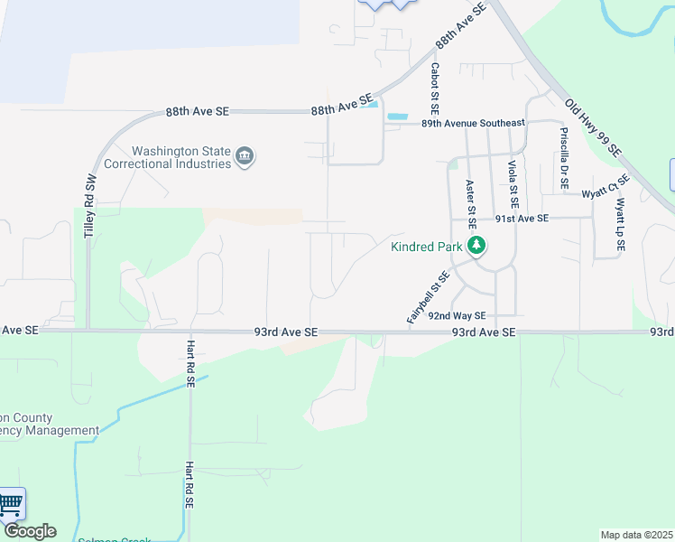 map of restaurants, bars, coffee shops, grocery stores, and more near 900 93rd Avenue Southeast in Olympia