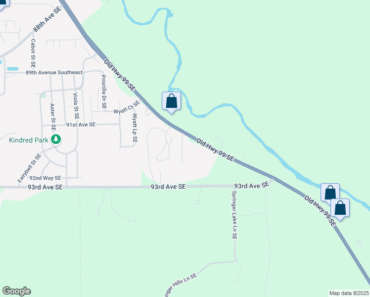 map of restaurants, bars, coffee shops, grocery stores, and more near 9134 Boulder Lane Southeast in Olympia