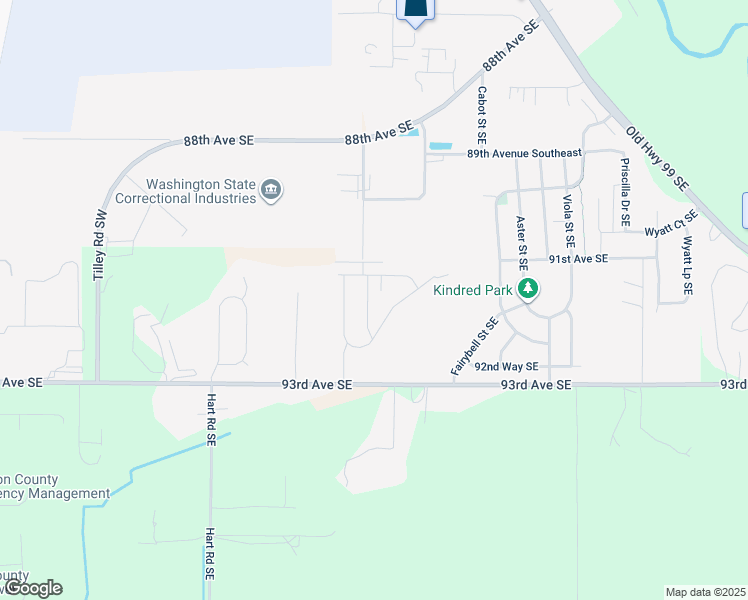 map of restaurants, bars, coffee shops, grocery stores, and more near 900 93rd Avenue Southeast in Olympia