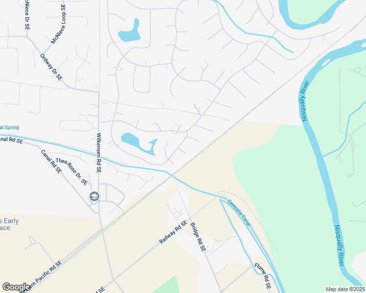 map of restaurants, bars, coffee shops, grocery stores, and more near 16804 Bay Court Southeast in Yelm
