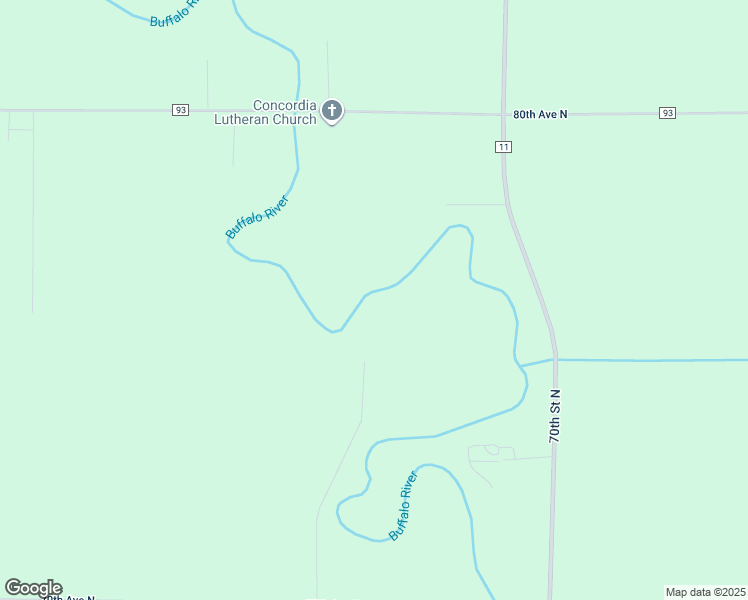 map of restaurants, bars, coffee shops, grocery stores, and more near 6620 70th Avenue North in Glyndon