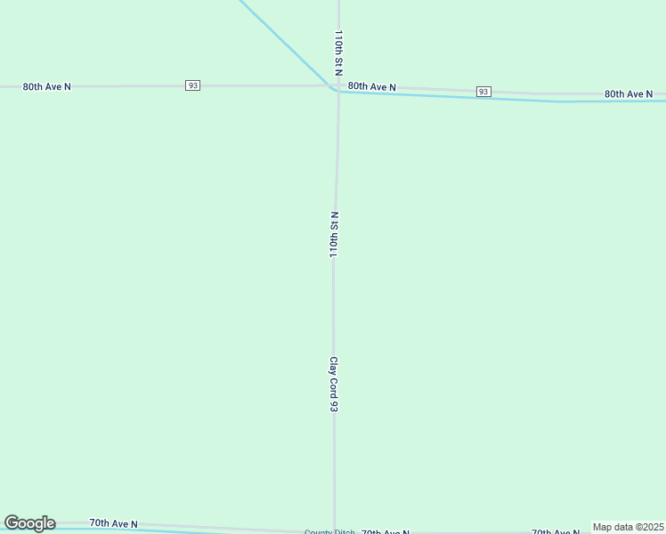 map of restaurants, bars, coffee shops, grocery stores, and more near 7620 110th Street North in Glyndon