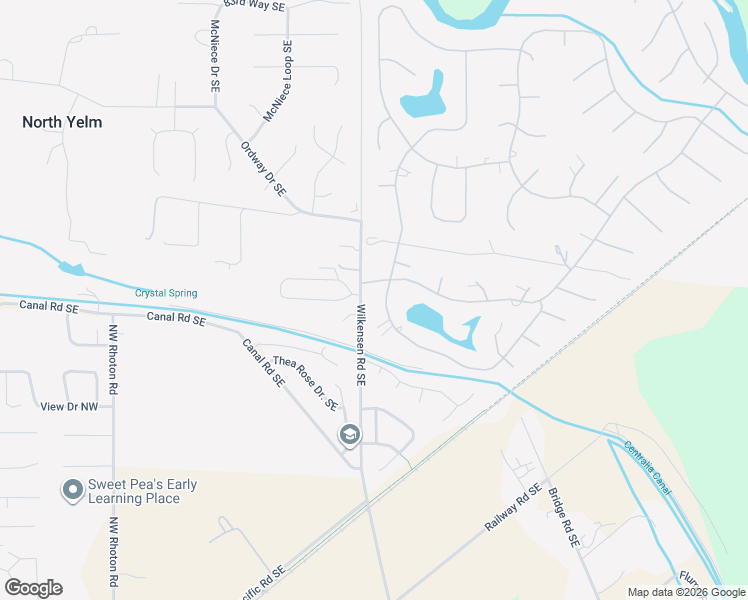 map of restaurants, bars, coffee shops, grocery stores, and more near 8911 Pepperidge Lane Southeast in Yelm
