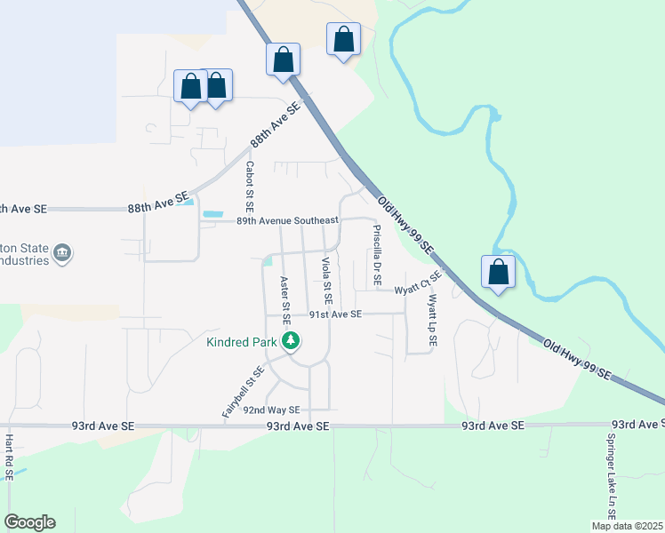 map of restaurants, bars, coffee shops, grocery stores, and more near 9018 Viola Street Southeast in Tumwater