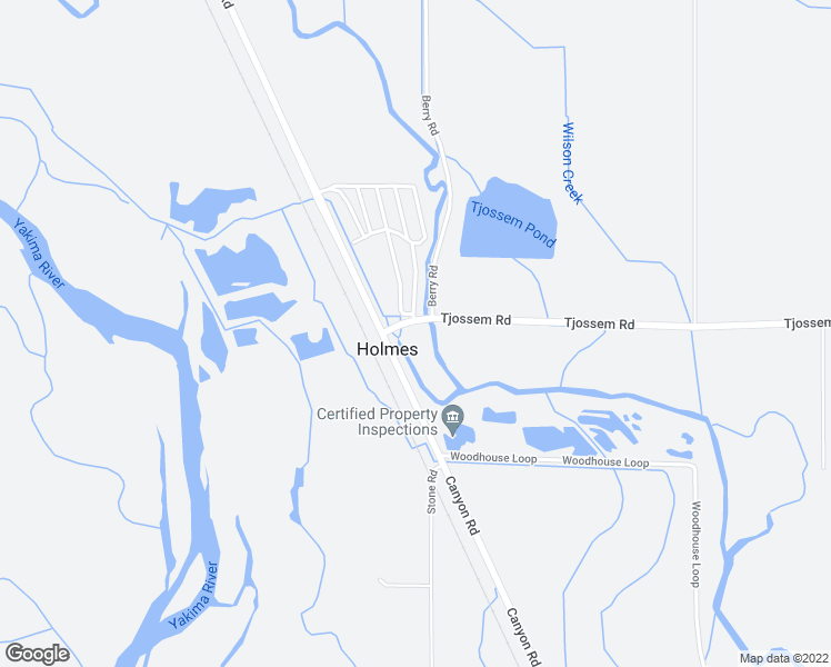 map of restaurants, bars, coffee shops, grocery stores, and more near 120 Tjossem Road in Ellensburg