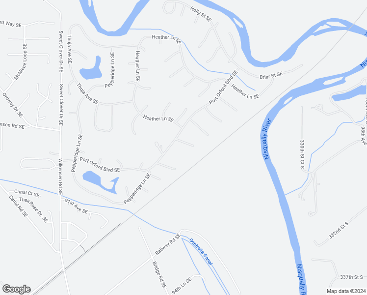map of restaurants, bars, coffee shops, grocery stores, and more near 17017 Filbert Court Southeast in Yelm