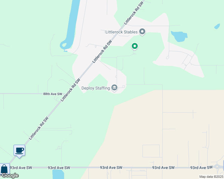map of restaurants, bars, coffee shops, grocery stores, and more near 8723 Schuetz Lane Southwest in Olympia