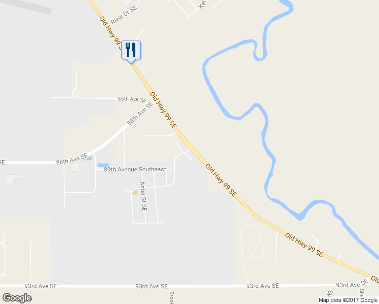 map of restaurants, bars, coffee shops, grocery stores, and more near 8852 Silverspot Drive Southeast in Tumwater