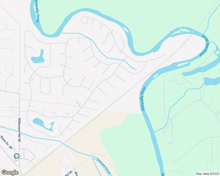 map of restaurants, bars, coffee shops, grocery stores, and more near 17117 Kinnikinnick Court Southeast in Yelm