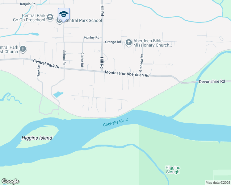map of restaurants, bars, coffee shops, grocery stores, and more near 6813 River Road in Aberdeen