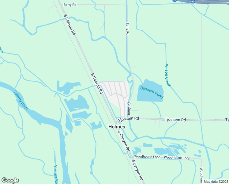 map of restaurants, bars, coffee shops, grocery stores, and more near 2900 Canyon Road in Ellensburg