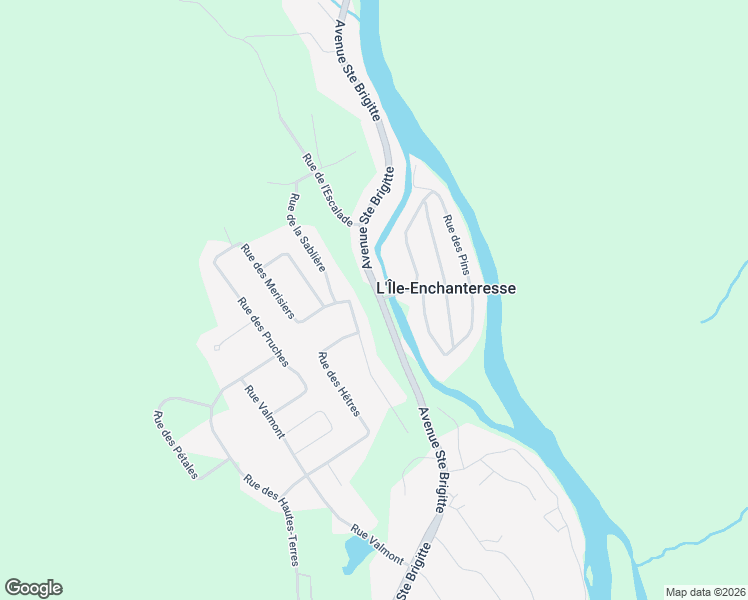 map of restaurants, bars, coffee shops, grocery stores, and more near 71 Avenue Sainte Brigitte in Sainte-Brigitte-de-Laval