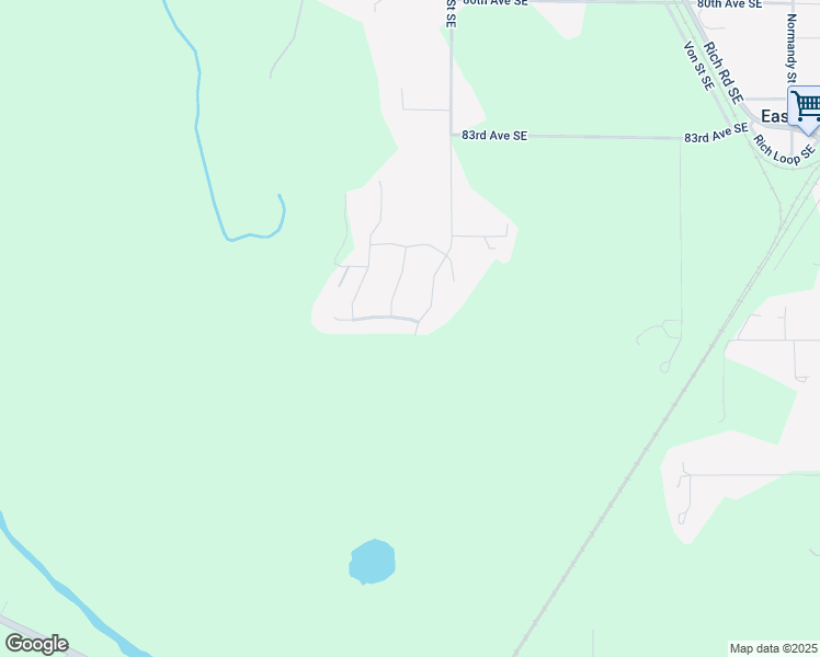 map of restaurants, bars, coffee shops, grocery stores, and more near 3243 Parkgrove Lane Southeast in Olympia