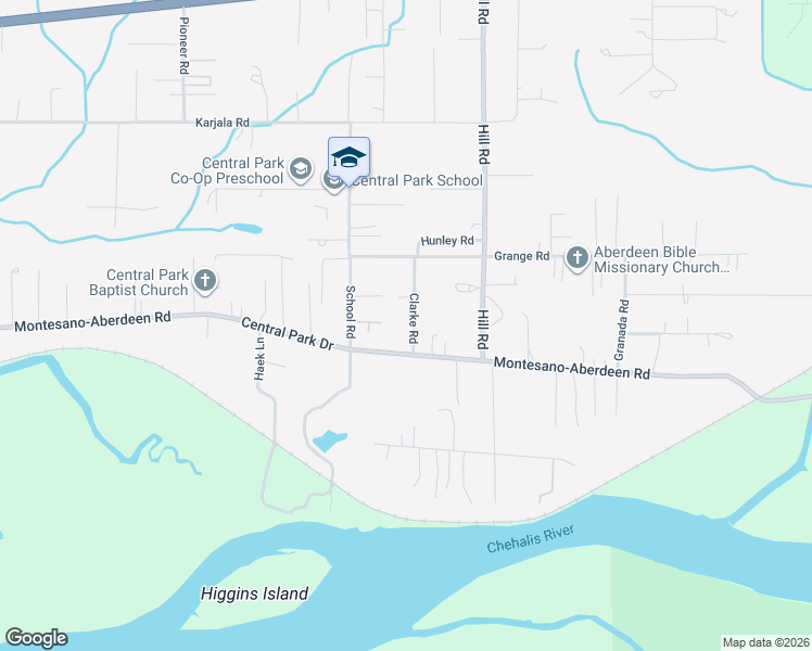 map of restaurants, bars, coffee shops, grocery stores, and more near 6700 Central Park Drive in Aberdeen