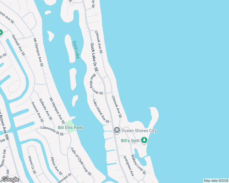 map of restaurants, bars, coffee shops, grocery stores, and more near 620 Chinook Avenue Southeast in Ocean Shores