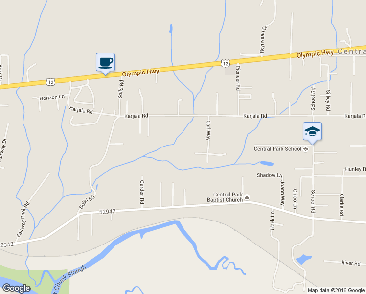 map of restaurants, bars, coffee shops, grocery stores, and more near 6019 Karjala Road in Aberdeen