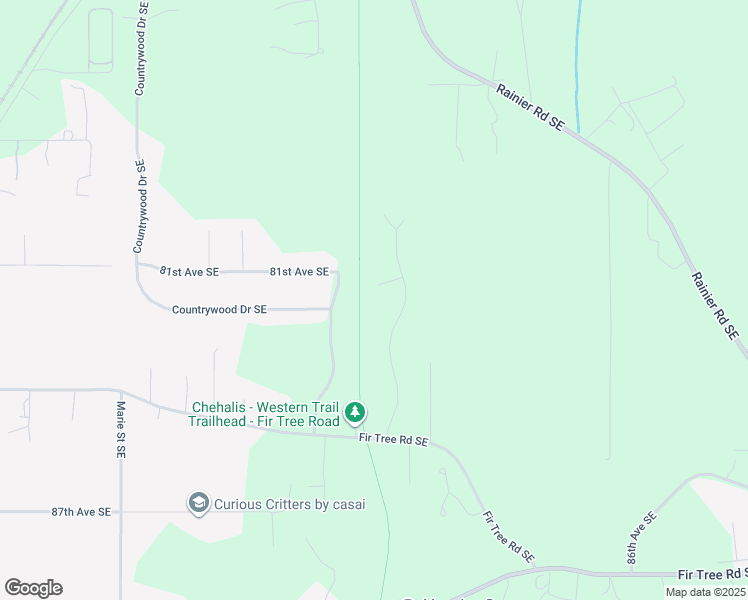 map of restaurants, bars, coffee shops, grocery stores, and more near 5405 81st Court Southeast in Olympia
