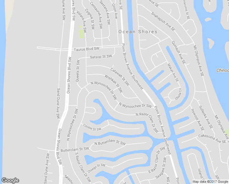 map of restaurants, bars, coffee shops, grocery stores, and more near 203 Elwha in Ocean Shores